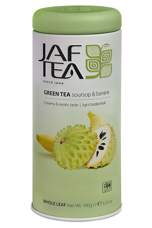 JAF Tea - Green Tea Soursop & Banana Tin